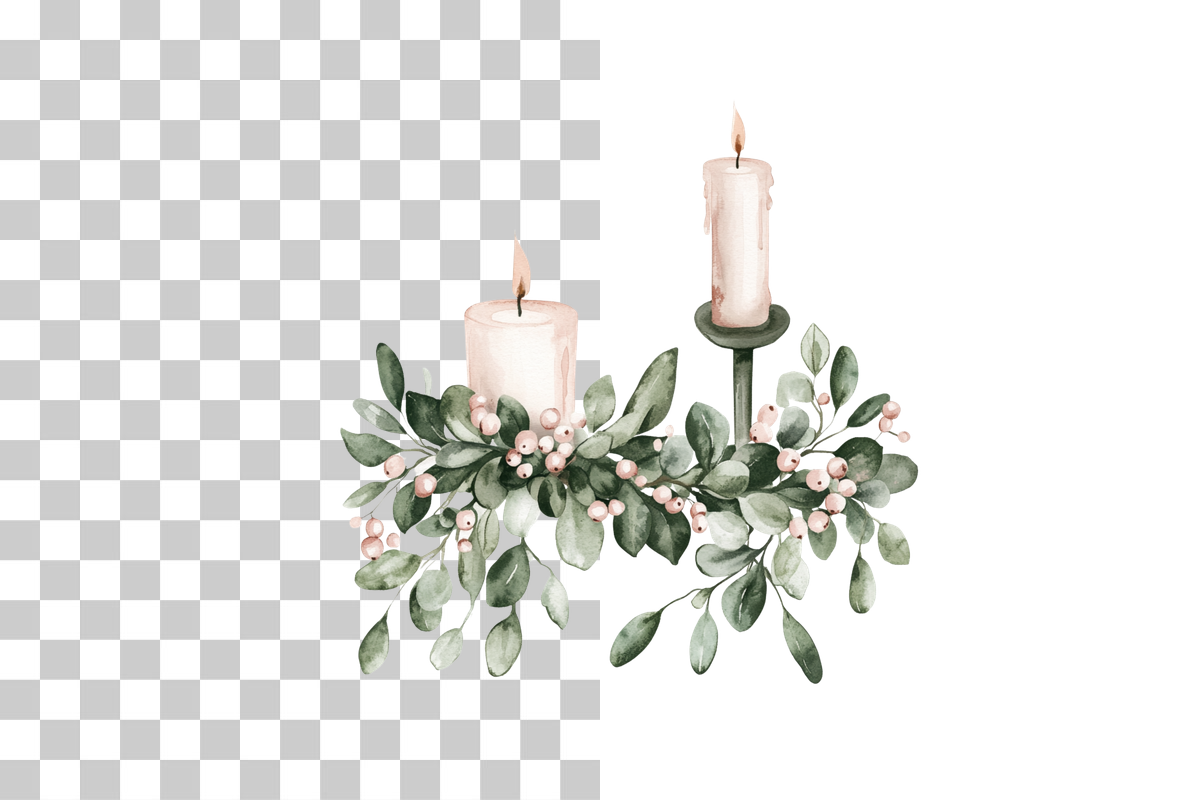 Candle Clipart Bundle Collection