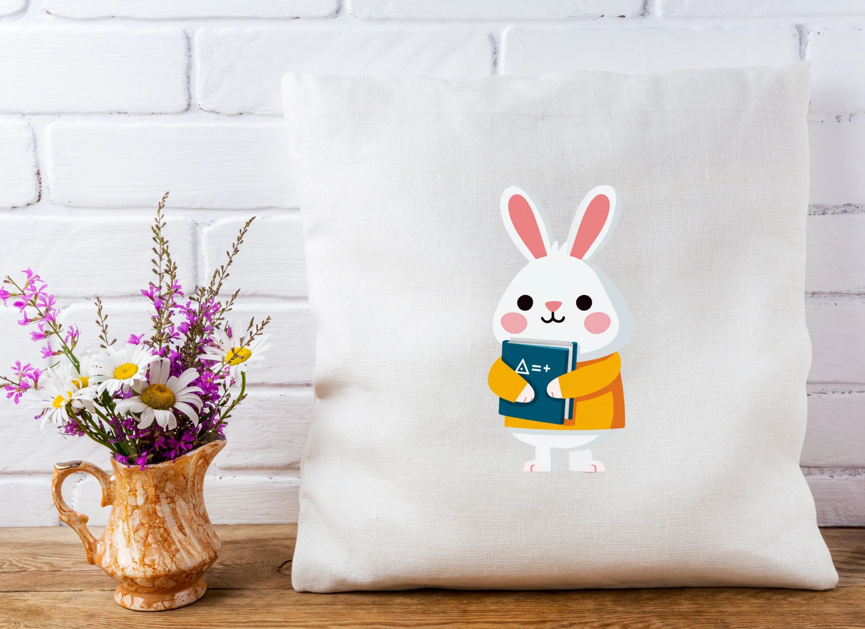 Cute Bunny Going to School Clipart Bundle - CraftNest - Digital Crafting and Art