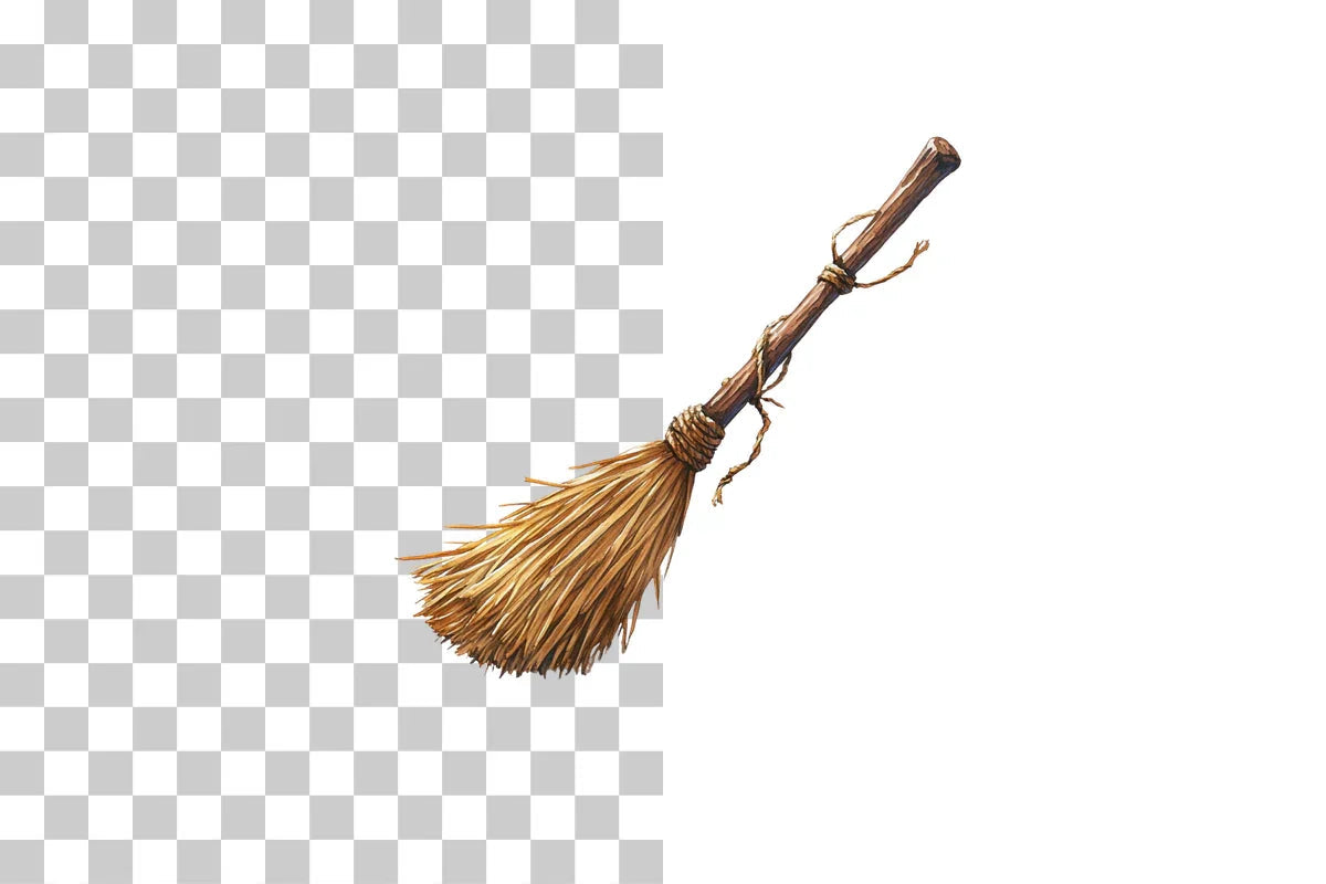 Witch Broomstick Clipart Bundle - CraftNest - Digital Crafting and Art