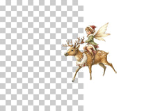Holiday Fairy & Reindeer Clipart Bundle - CraftNest - Digital Crafting and Art