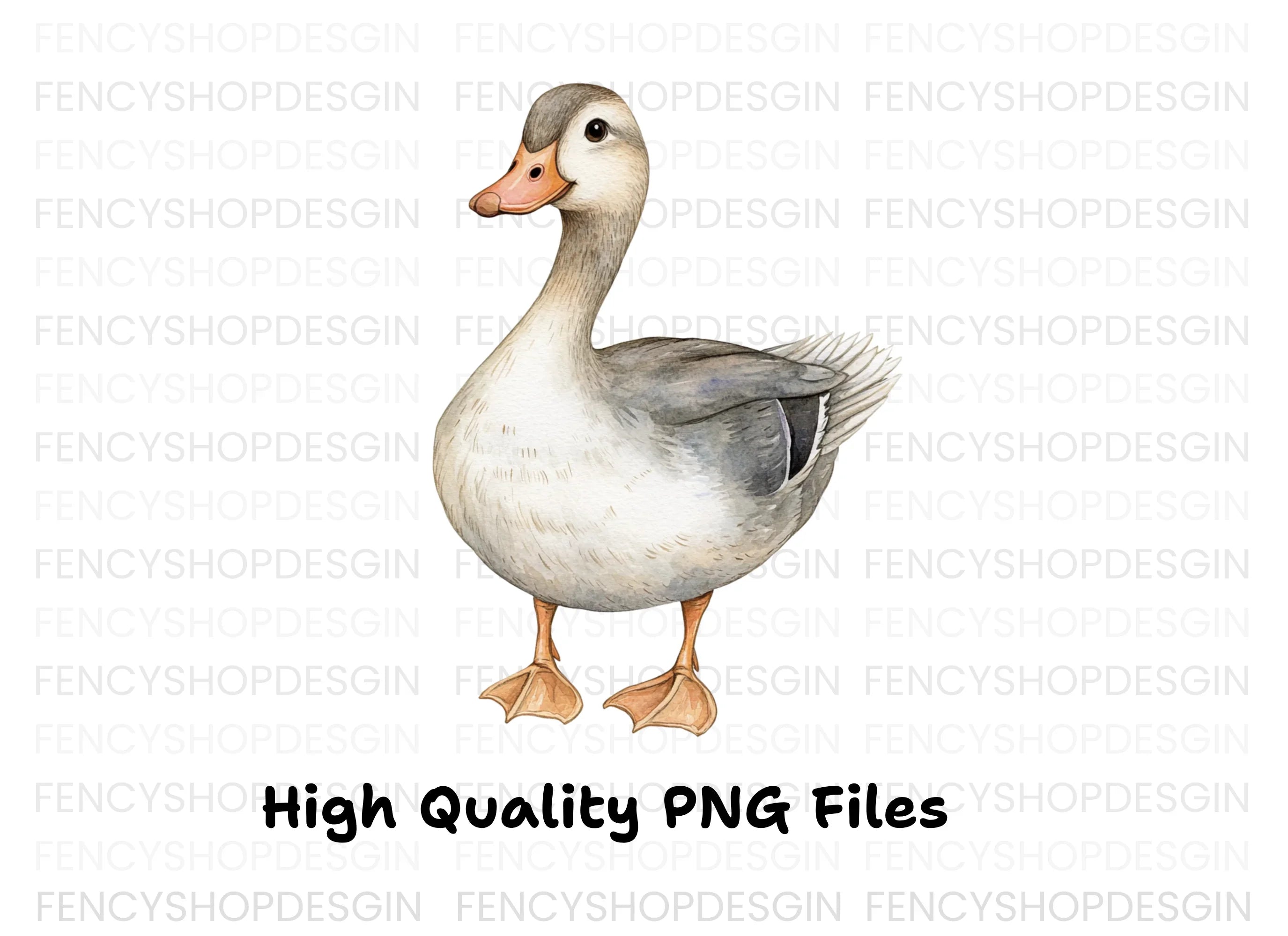 Adorable Goose Clipart Bundle