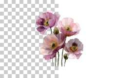 Pink Flower Clipart Bundle 404 - CraftNest - Digital Crafting and Art