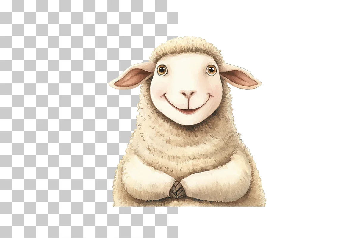 Funny Cartoon Sheep Clipart Bundle - CraftNest - Digital Crafting and Art
