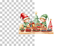 Santa and Elf Clipart Bundle - CraftNest - Digital Crafting and Art