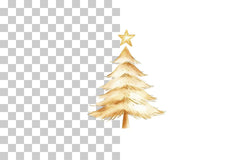 Elegant Golden Christmas Trees Clipart Bundle - CraftNest - Digital Crafting and Art