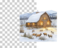 Cozy Winter Village & Christmas Clipart Bundle - CraftNest - Digital Crafting and Art