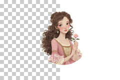 Pink Princess Clipart Bundle - CraftNest - Digital Crafting and Art