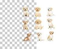 Funny Cartoon Dog Group Clipart Bundle - CraftNest - Digital Crafting and Art
