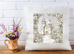 Fairytale Floral Princess Castle Clipart Bundle - CraftNest - Digital Crafting and Art