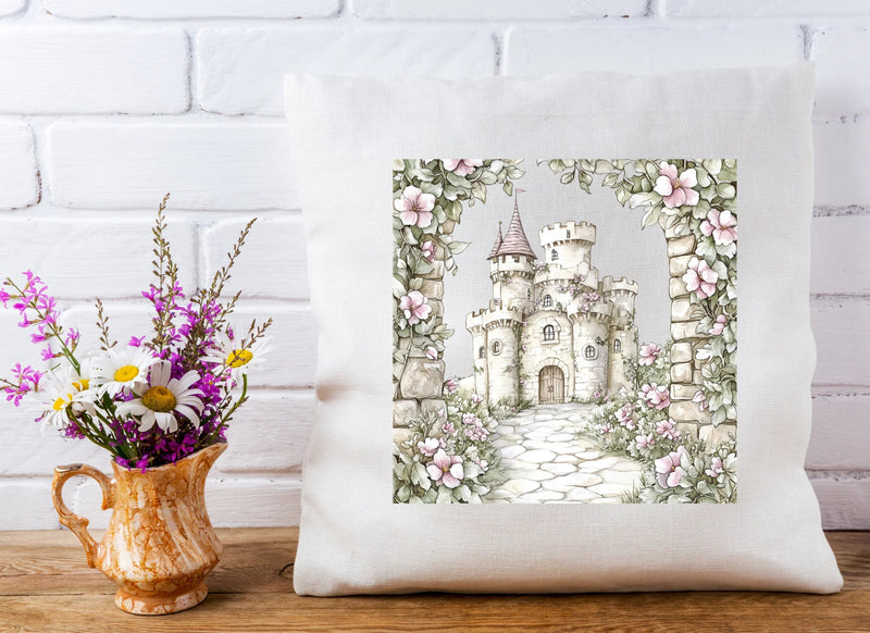Fairytale Floral Princess Castle Clipart Bundle - CraftNest - Digital Crafting and Art