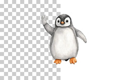 Cute Penguin Cartoon Character Clipart Bundle - CraftNest - Digital Crafting and Art