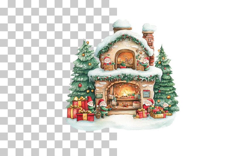 Holiday Shop Clipart Bundle - CraftNest - Digital Crafting and Art