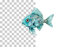 Tribal Ocean Fish Clipart Bundle - CraftNest - Digital Crafting and Art