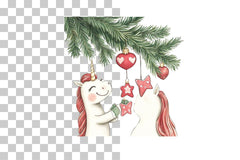 Holiday Unicorn Clipart Bundle - CraftNest - Digital Crafting and Art