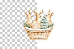 Reindeer and Cookies Clipart Bundle - CraftNest - Digital Crafting and Art