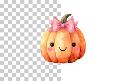 Cute Pumpkin Boo Clipart Bundle - CraftNest - Digital Crafting and Art