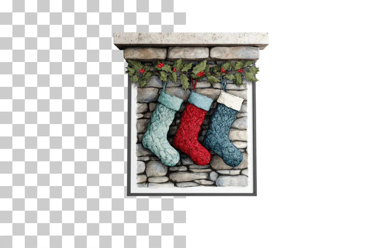Slock & Fireplace Clipart Bundle - CraftNest - Digital Crafting and Art