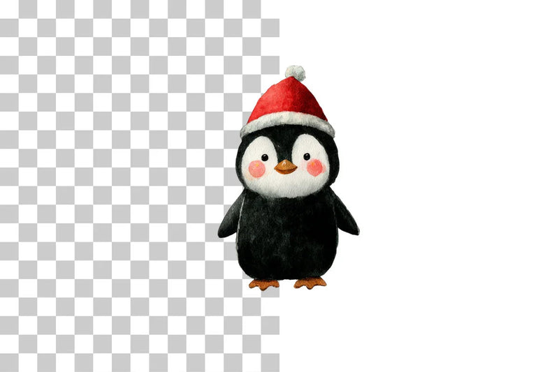 Cute Christmas Penguin Clipart Bundle - CraftNest - Digital Crafting and Art