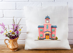 School Building Clipart Bundle - CraftNest - Digital Crafting and Art