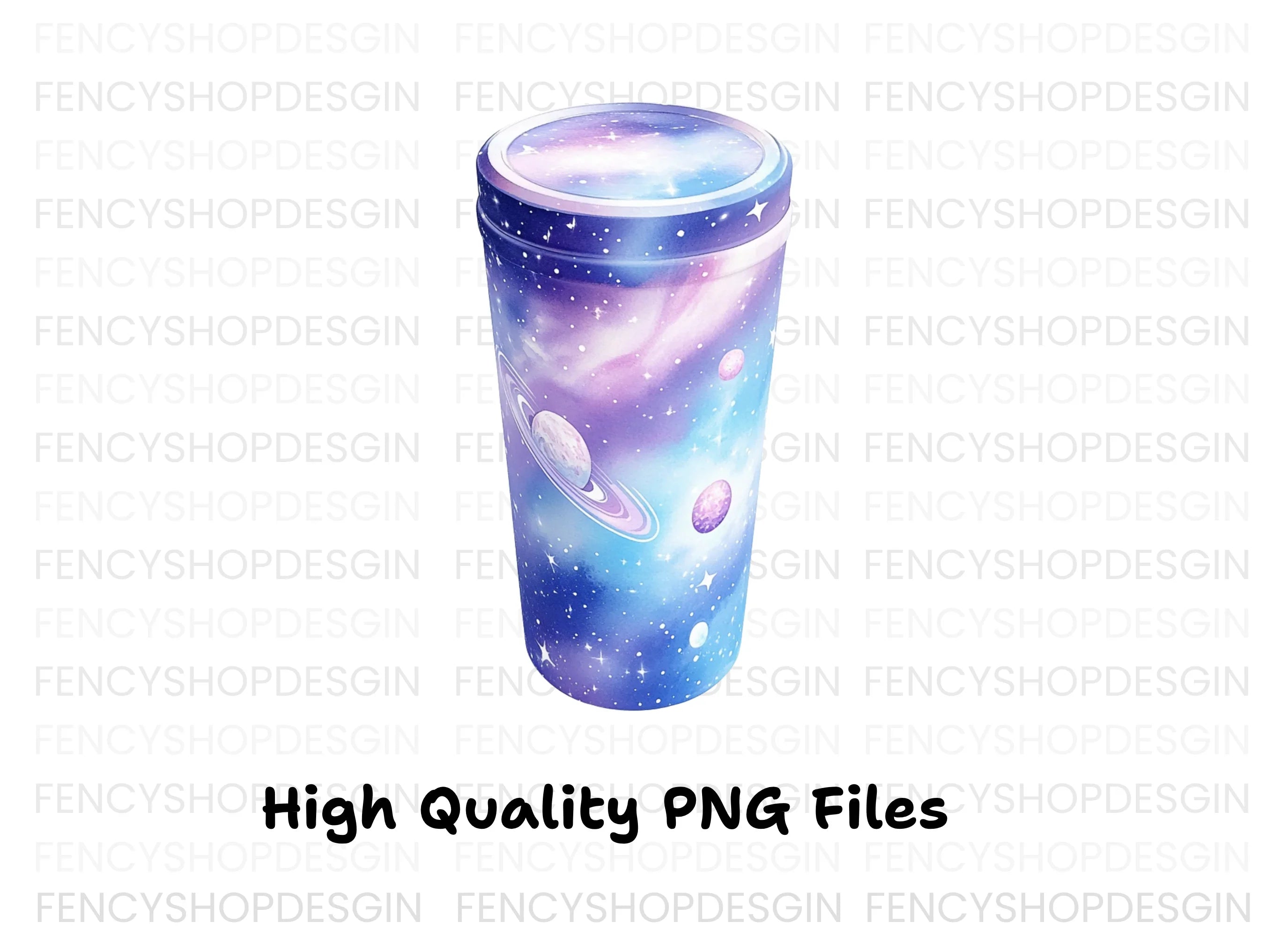 Cosmic Tumbler Planets Clipart Bundle
