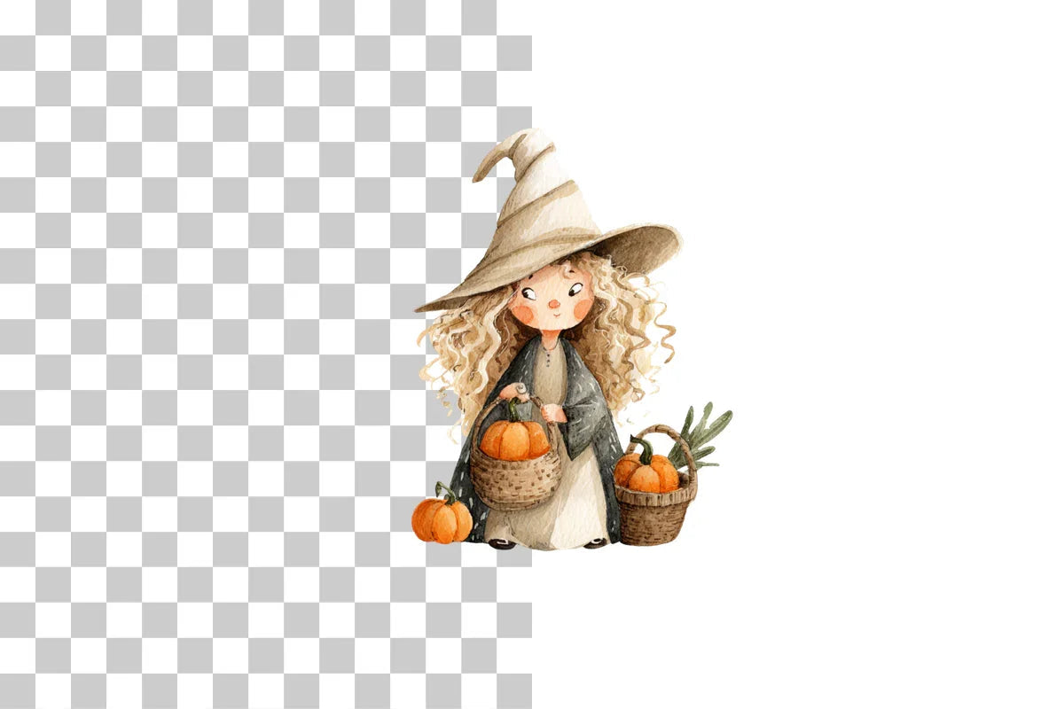 Spooky Girl Clipart Bundle for Halloween Designs - CraftNest - Digital Crafting and Art