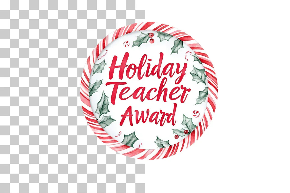 Holiday Teacher Award Clipart Bundle - CraftNest - Digital Crafting and Art