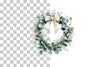 Wreath Holiday Clipart Bundle