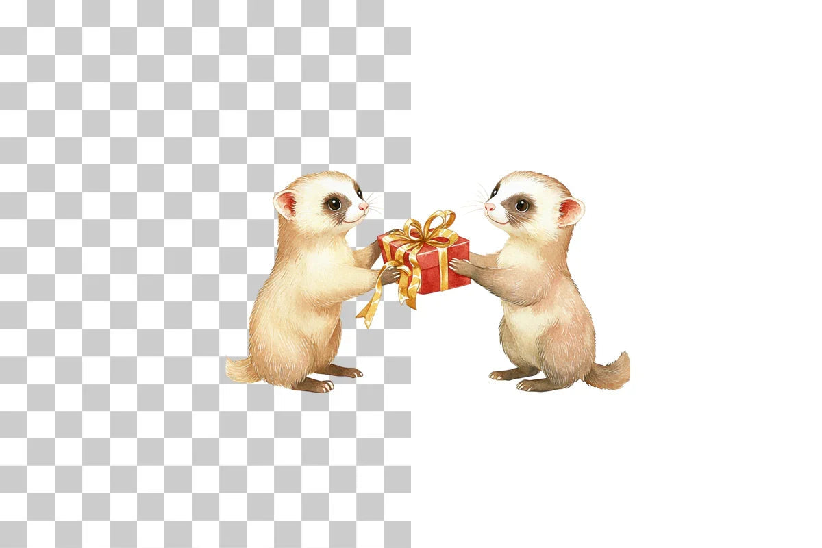 Holiday Otter Clipart Bundle - CraftNest - Digital Crafting and Art