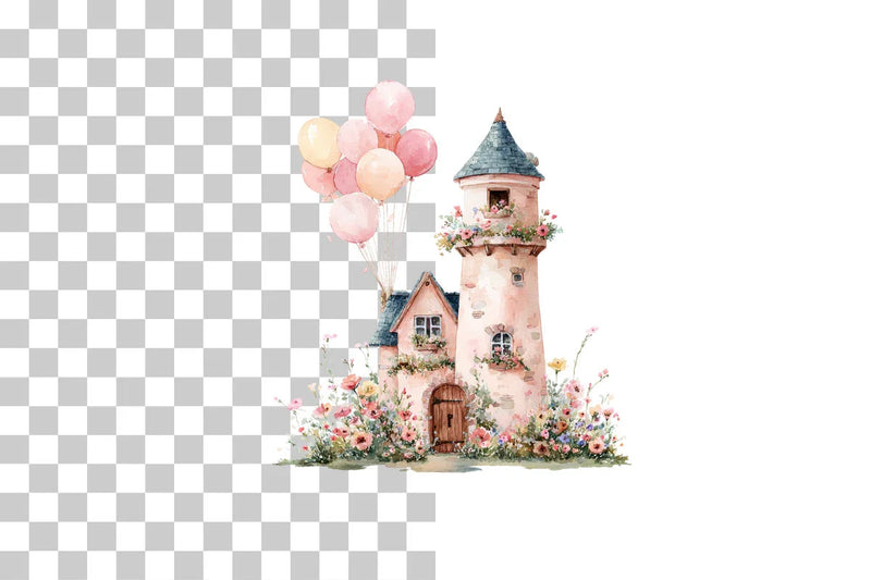 Fairy Birthday Party Clipart Bundle - CraftNest - Digital Crafting and Art