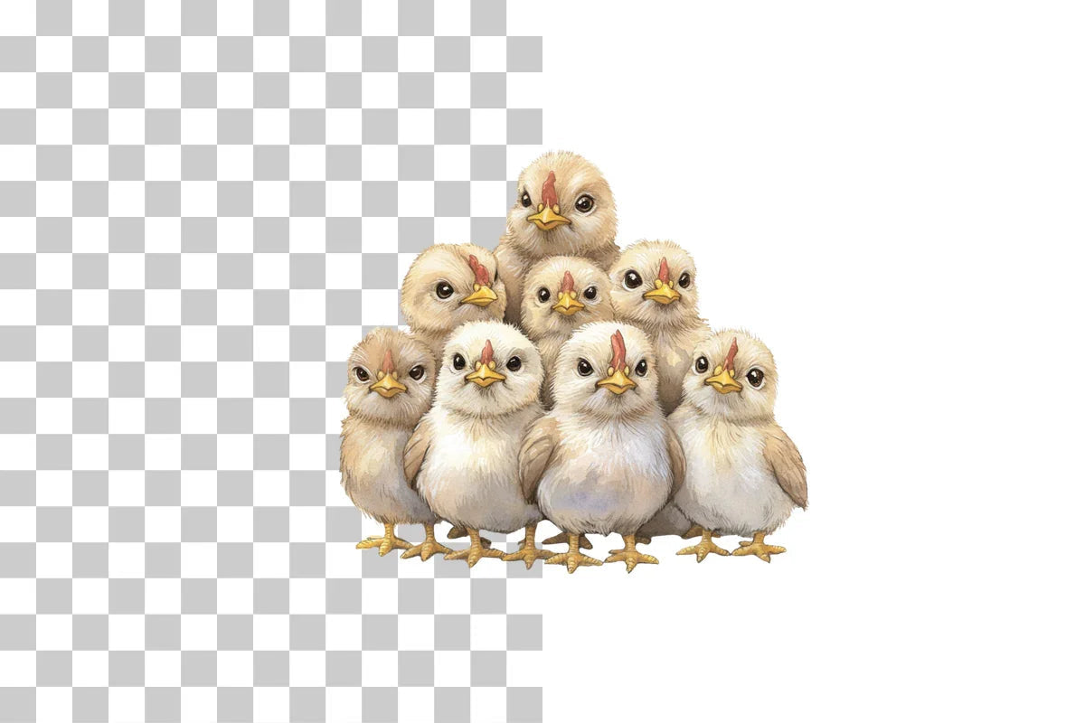 Funny Quirky Chicken Group Clipart Bundle - CraftNest - Digital Crafting and Art
