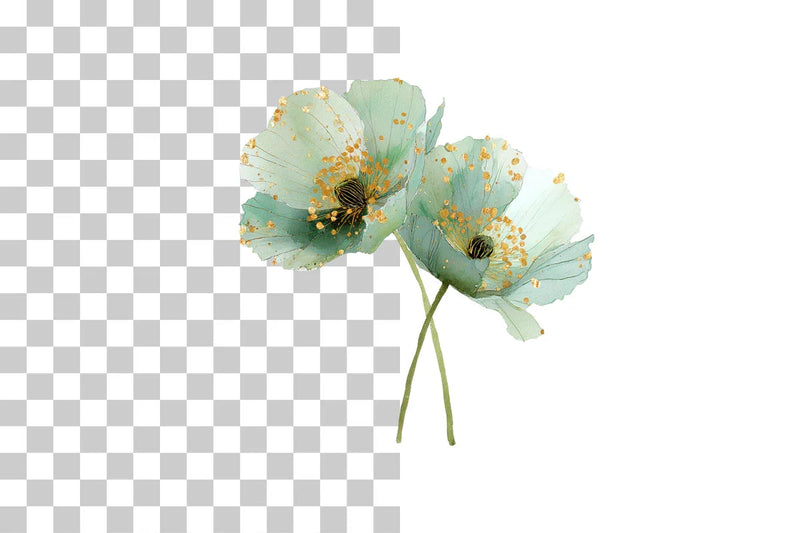 Abstract Flower Clipart Bundle - CraftNest - Digital Crafting and Art