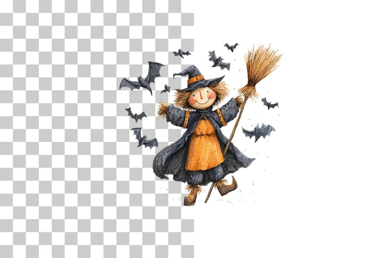 Spooky Witch Clipart Bundle - CraftNest - Digital Crafting and Art