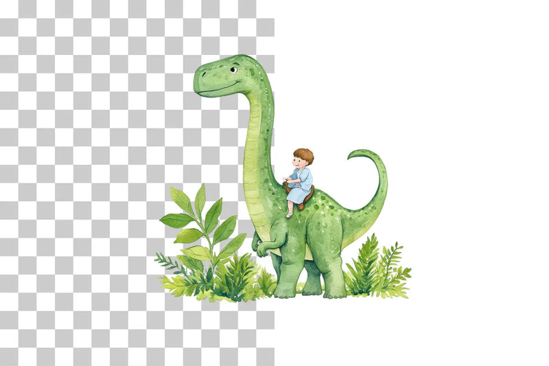 Dinosaur & Kids Clipart Bundle - CraftNest - Digital Crafting and Art
