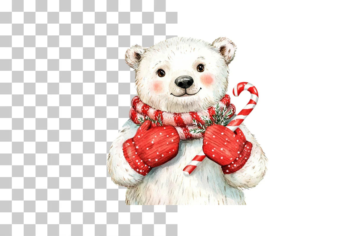 Christmas Bear Clipart Bundle - CraftNest - Digital Crafting and Art