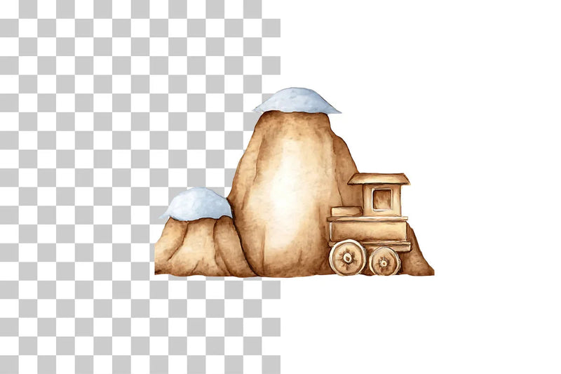 Train Clipart Bundle: Colorful Train Illustrations - CraftNest - Digital Crafting and Art