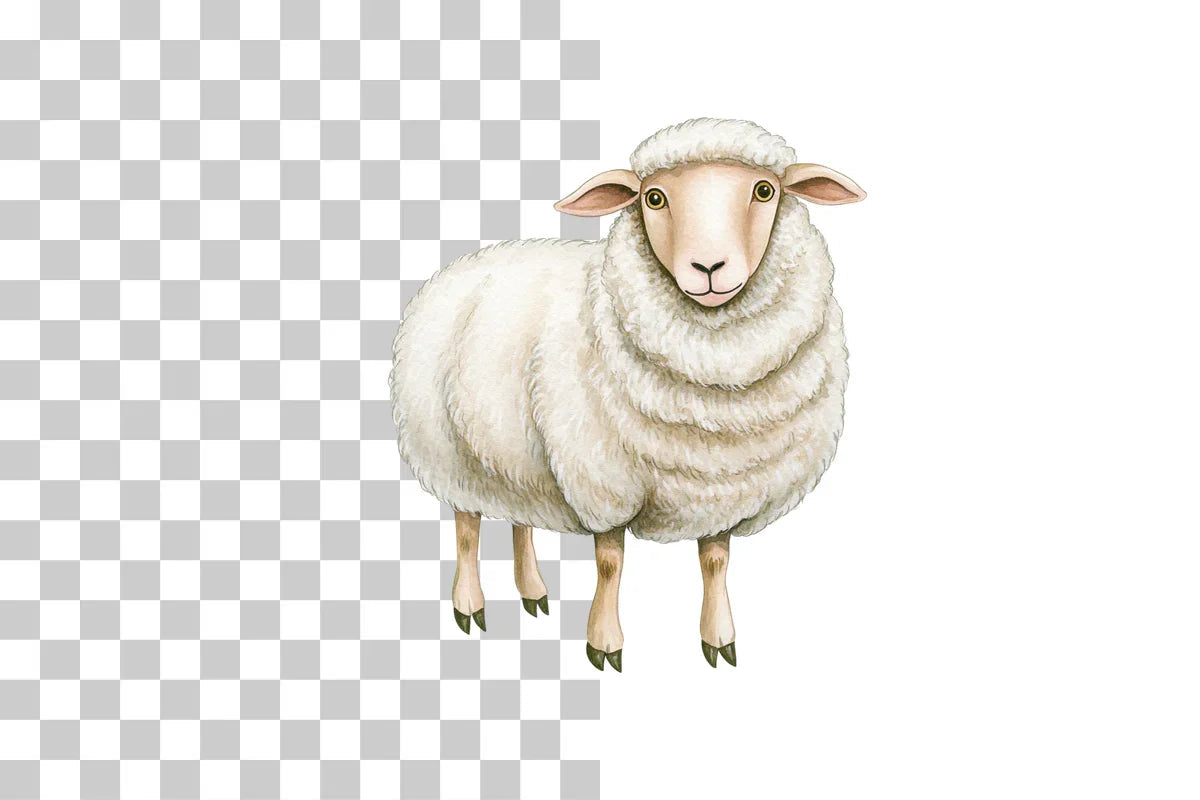Funny Cartoon Sheep Clipart Bundle - CraftNest - Digital Crafting and Art