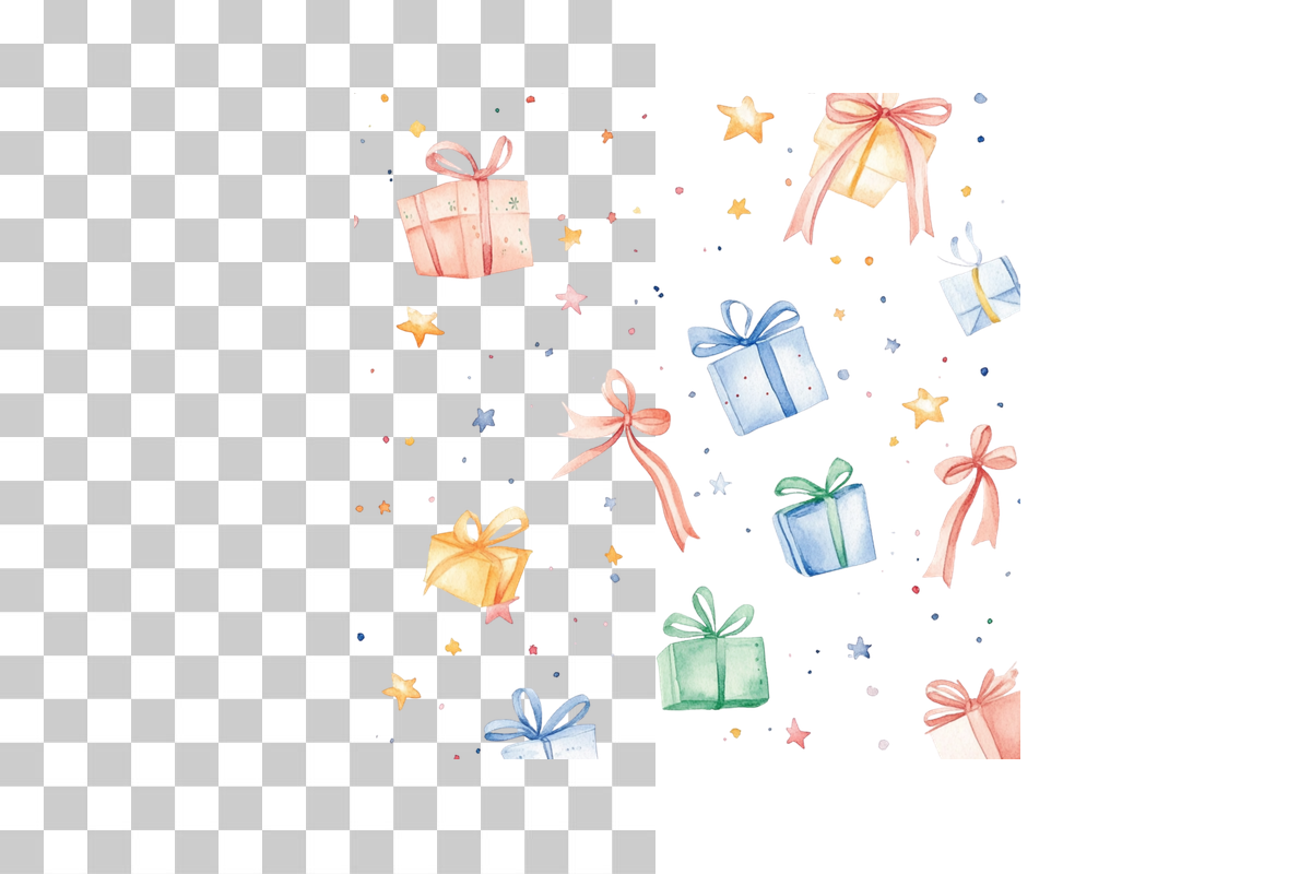 Christmas Gifts Holiday Clipart Bundle