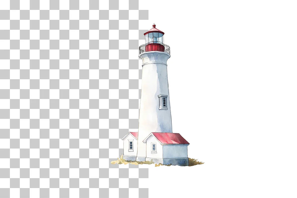 Lighthouse Coastal Landscape Clipart Bundle - CraftNest - Digital Crafting and Art