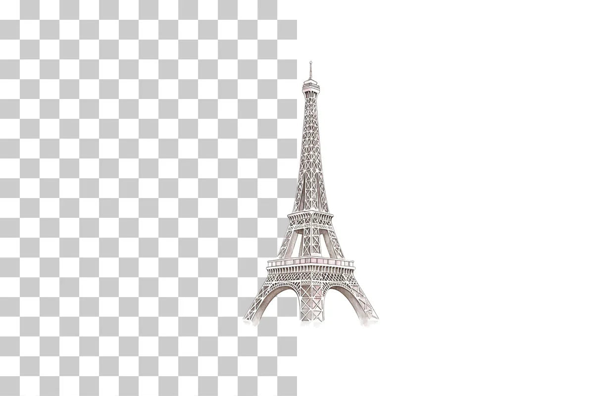 Eiffel Tower Pink Sky Clipart Bundle - CraftNest - Digital Crafting and Art