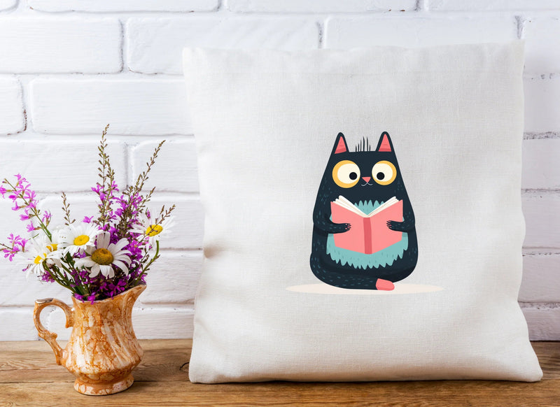 Cute Cat Reading Book Clipart Bundle - CraftNest - Digital Crafting and Art