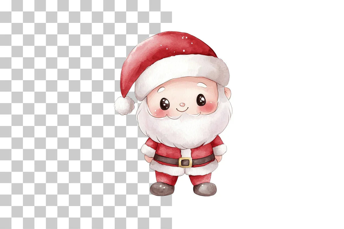Cute Santa Claus Clipart Bundle - CraftNest - Digital Crafting and Art