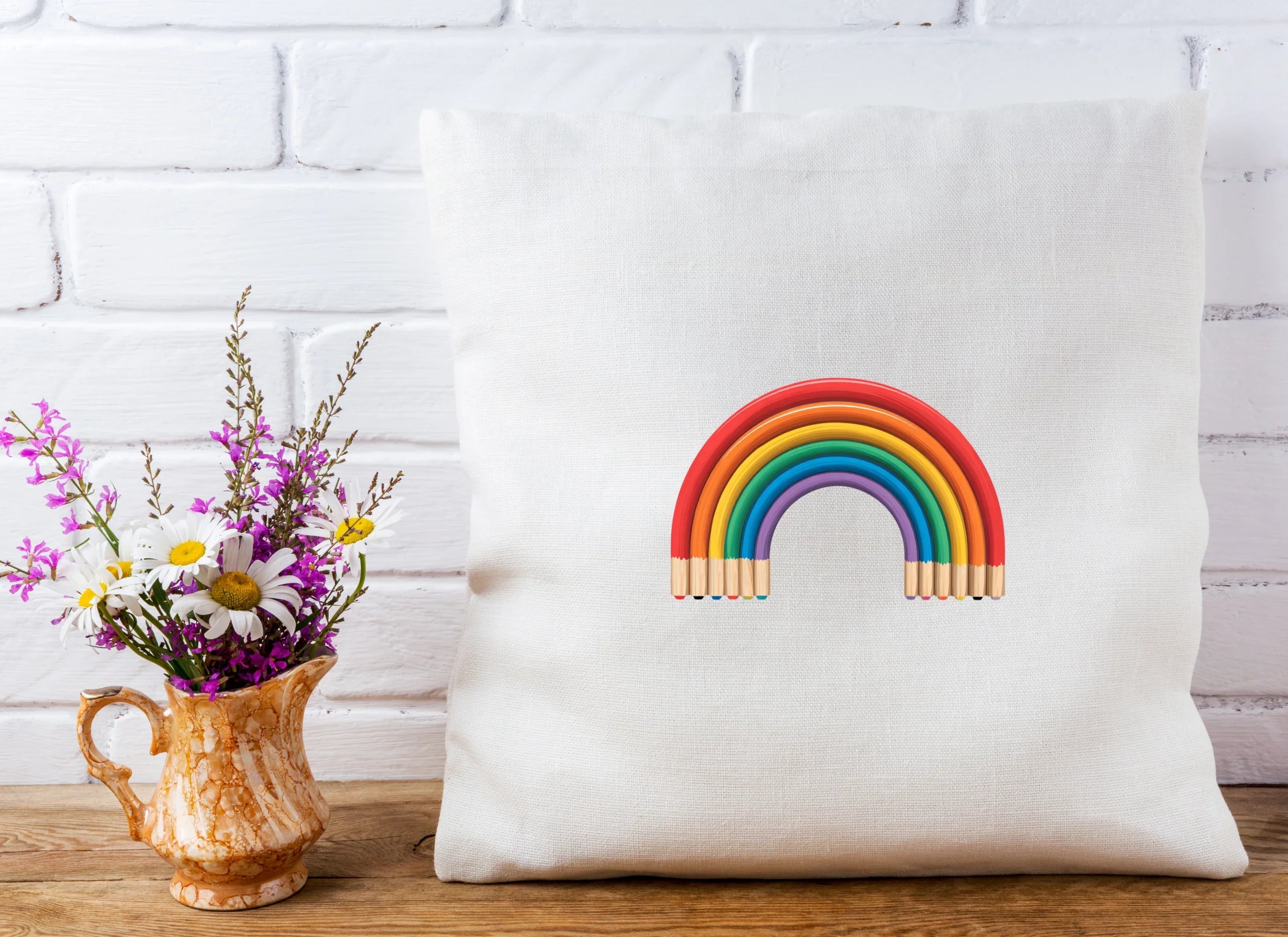 Rainbow Pencil Clipart Bundle - CraftNest - Digital Crafting and Art