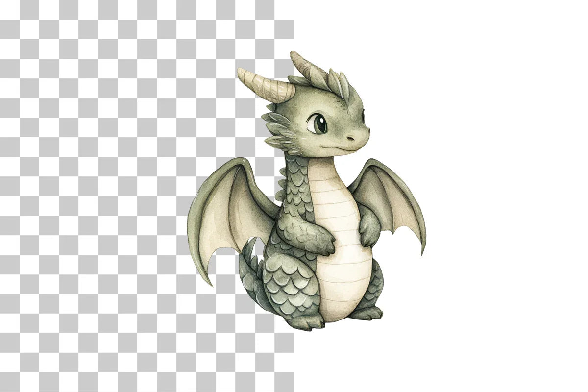 Adorable Fantasy Dragon Clipart Bundle - CraftNest - Digital Crafting and Art