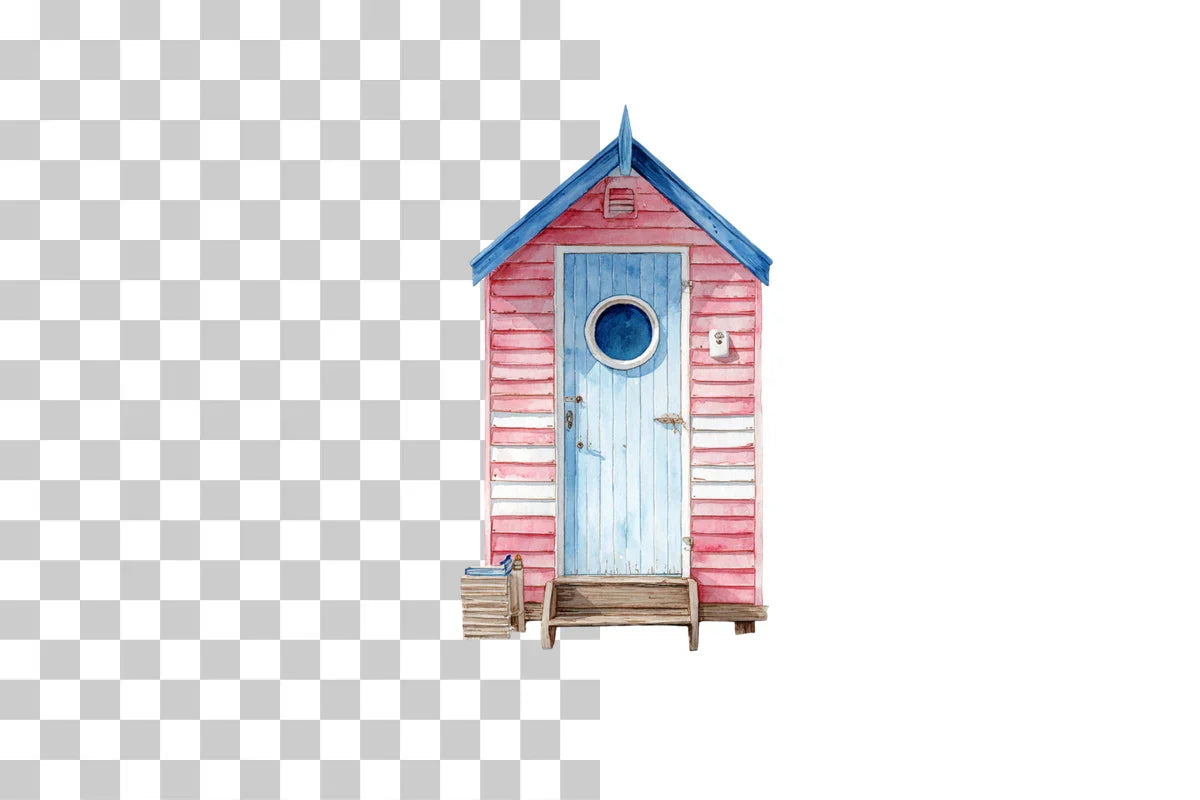 Beach Hut Clipart Bundle - Etb 378 - CraftNest - Digital Crafting and Art