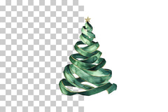 Ribbon Spiral Christmas Tree Clipart Bundle - CraftNest - Digital Crafting and Art