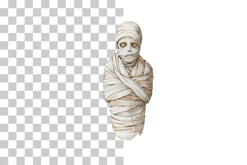 Halloween Mummy Character Clipart Bundle - CraftNest - Digital Crafting and Art
