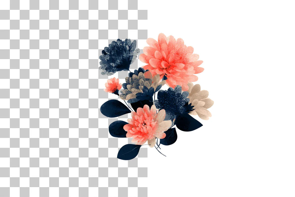 Modern Floral Clipart Bundle - Elegant Designs for Creative Projects - CraftNest - Digital Crafting and Art