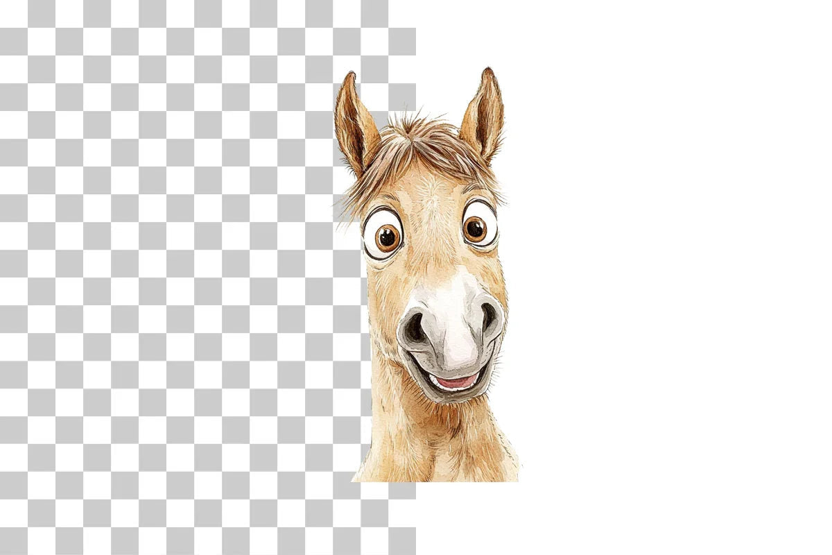 Funny Cartoon Horse Clipart Bundle - CraftNest - Digital Crafting and Art