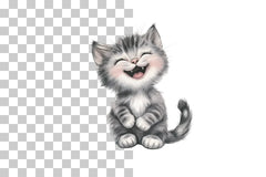 Funny Cartoon Cat Clipart Bundle - CraftNest - Digital Crafting and Art