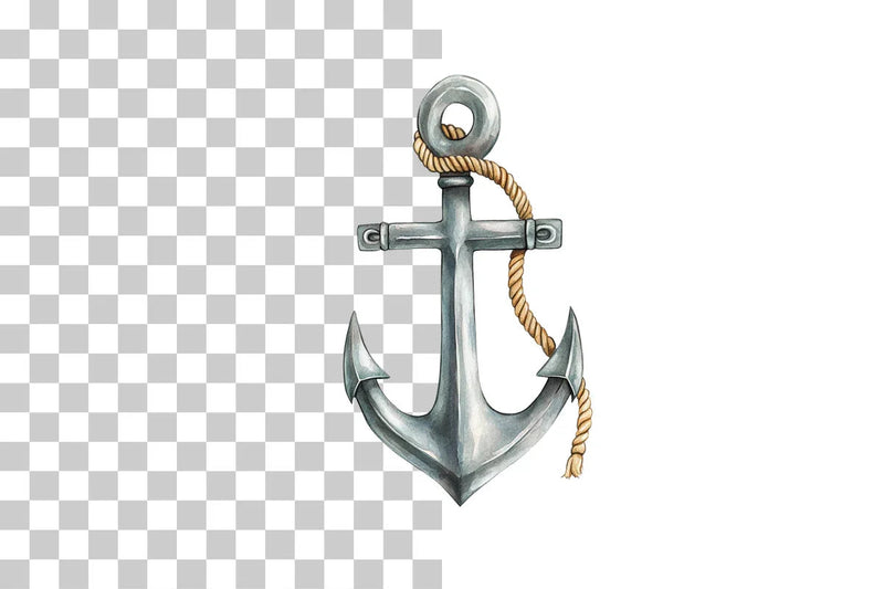 Rustic Nautical Anchor Clipart Bundle - CraftNest - Digital Crafting and Art